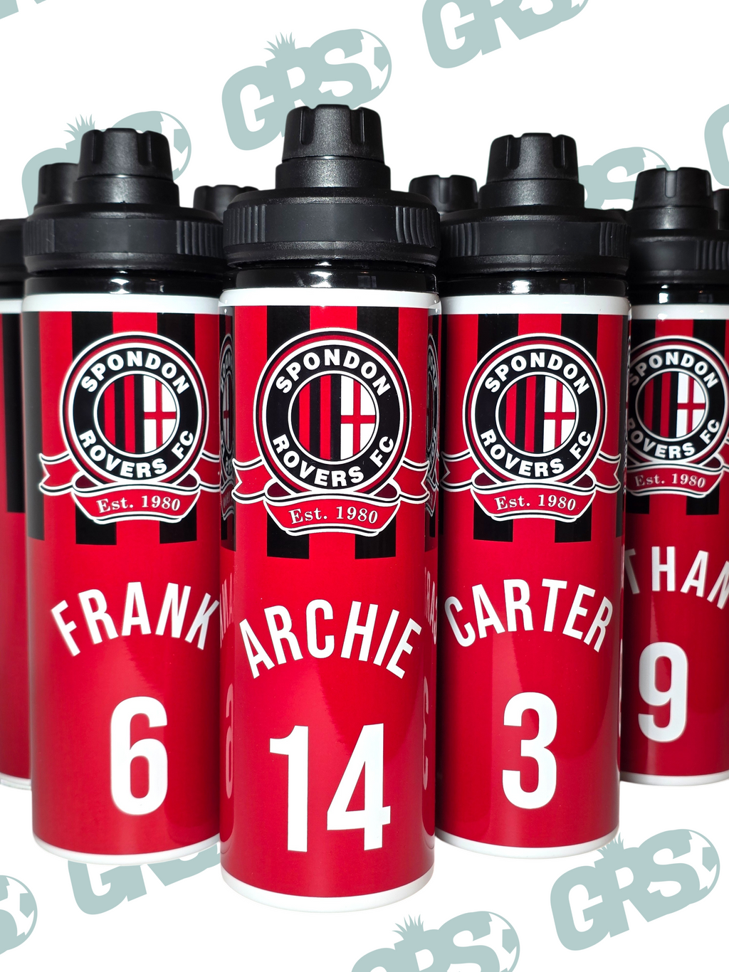 PLAYER BUNDLE Personalised Water Bottle, Shin Pads & Sleeves